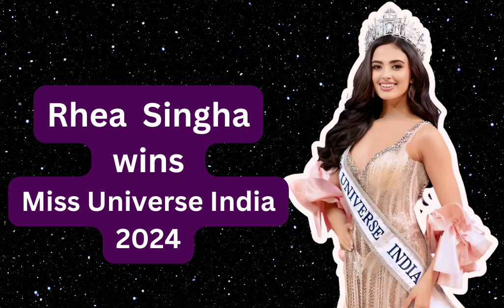 Rhea Singha From Gujarat Claims Miss Universe India 2024 Title