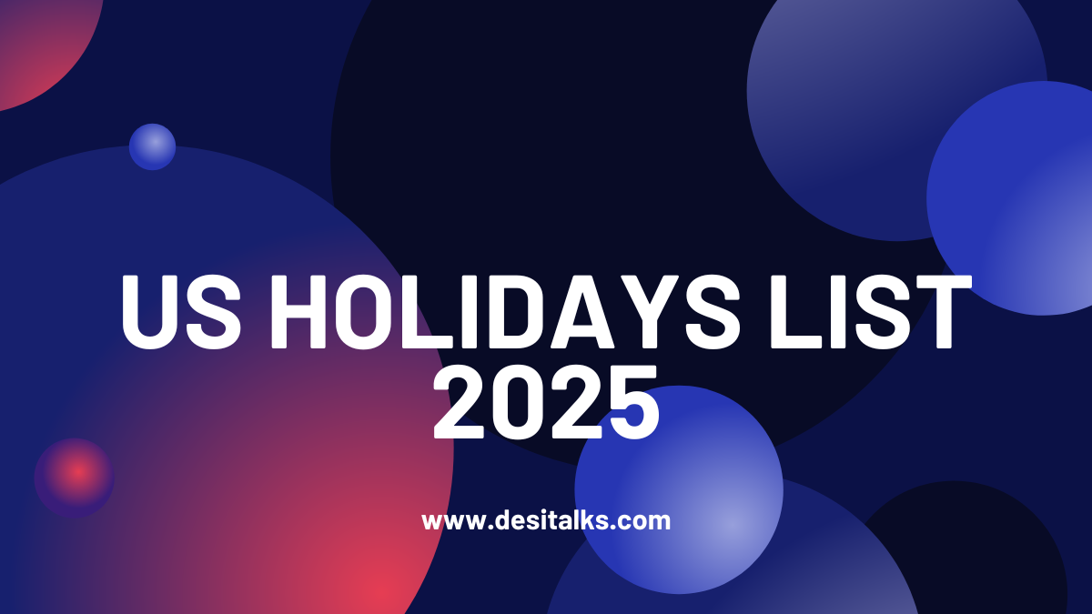 US holiday calendar 2025