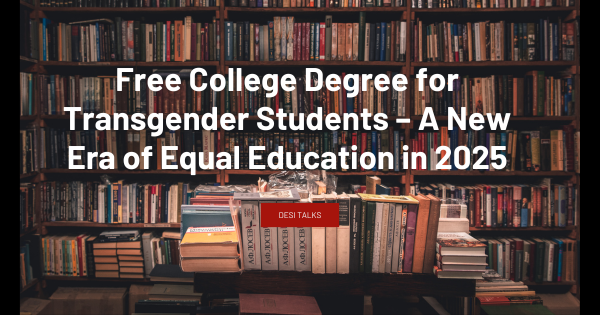 Free Degree for Transgender Students