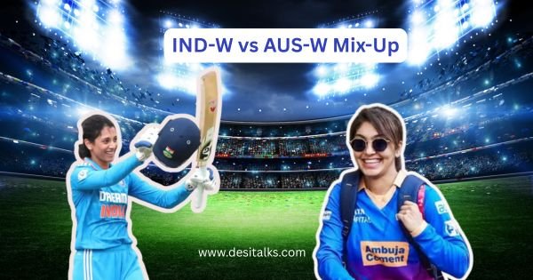 Harleen Deol walks back after being run-out in IND-W vs AUS-W second ODI.