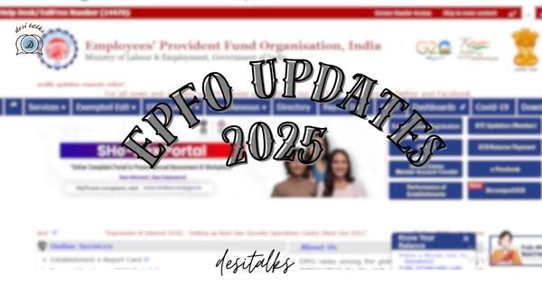 EPFO Passbook Lite feature showing simplified provident fund balance on the portal.