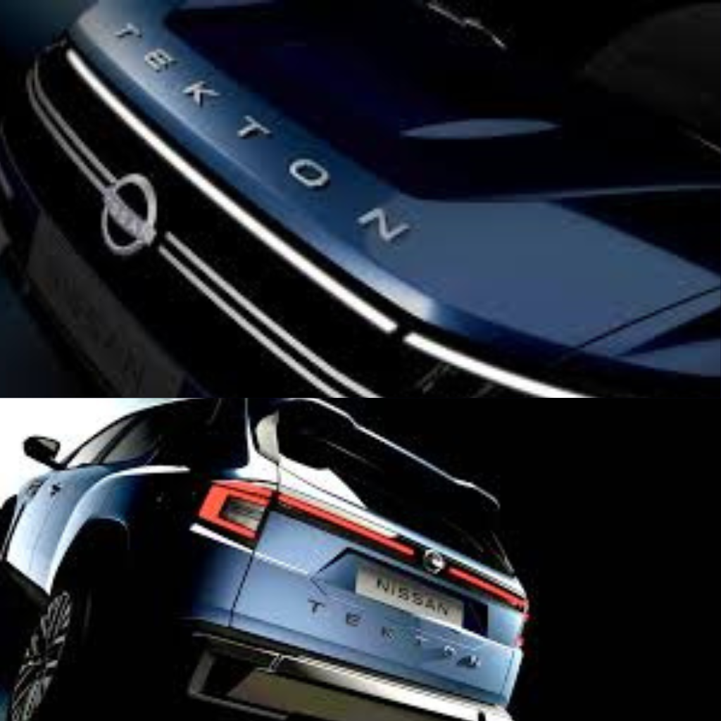 Side profile of Nissan Tekton parked