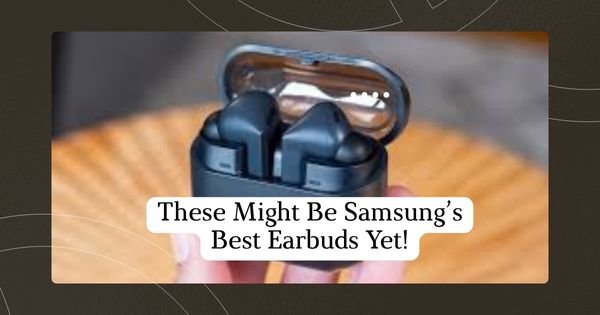 Close-up shot of the Galaxy Buds 4 showing the upgraded stem and modern look