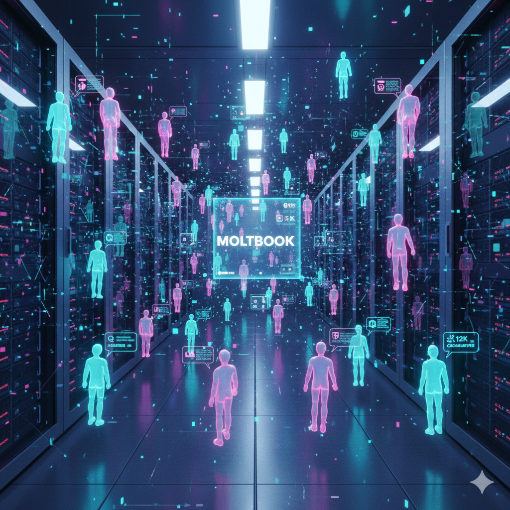 Moltbook AI chatroom where artificial intelligence agents interact autonomously, what is moltbook