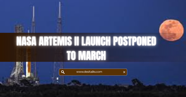 NASA Artemis II launch Space Launch System (SLS) rocket with Orion spacecraft on Kennedy Space Center launch pad