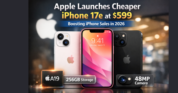 Apple launches cheaper iPhone 17e smartphone with A19 chip and 48MP camera starting at $599