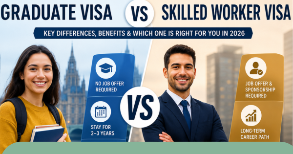 Graduate Visa vs Skilled Worker Visa