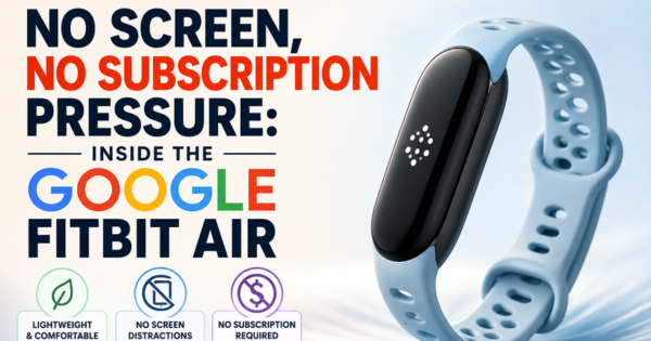 Google Fitbit Air screenless health tracker